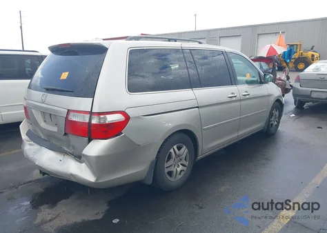 2007 Honda Odyssey Ex-L from USA, damaged, VIN 5FNRL38757B401962
